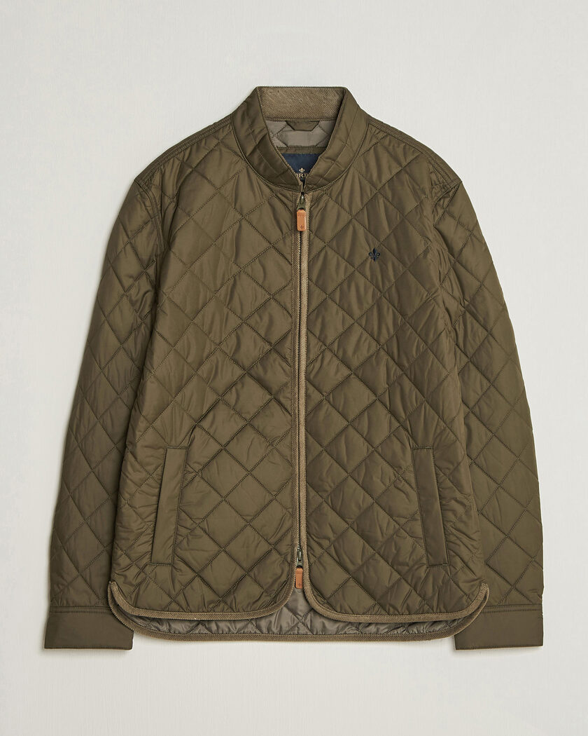 Morris Teddy Quilted Jacket Olive – Vihreä