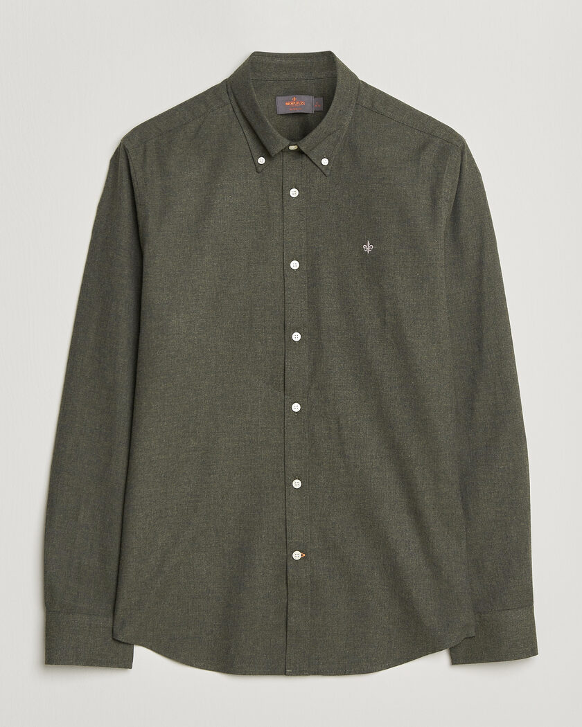 Morris Watts Flannel Shirt Olive – Vihreä