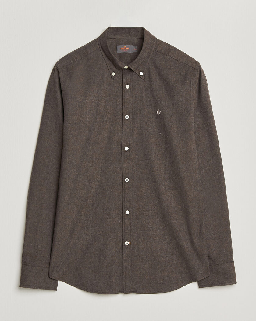 Morris Watts Flannel Shirt Brown – Ruskea