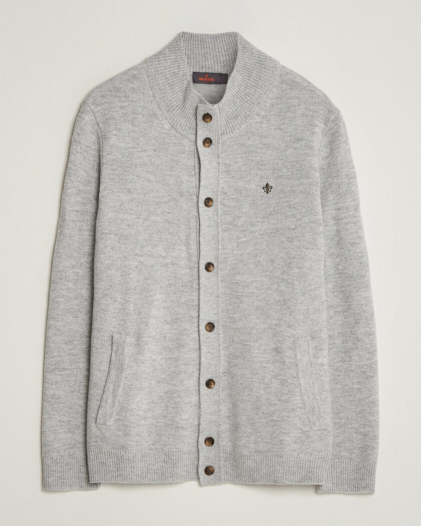 Morris Hertford Button Cardigan Grey – Harmaa