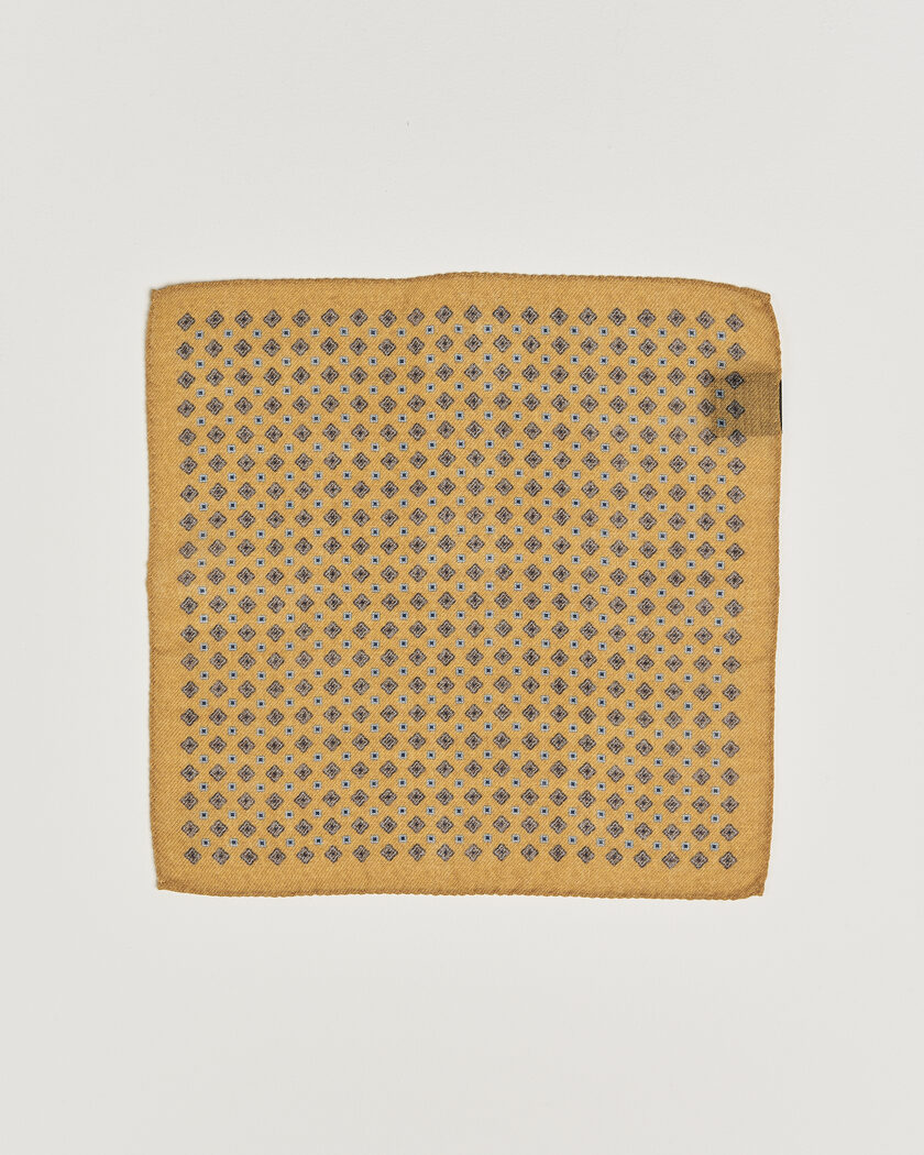 Amanda Christensen Wool Flower Pocket Square Yellow – Keltainen
