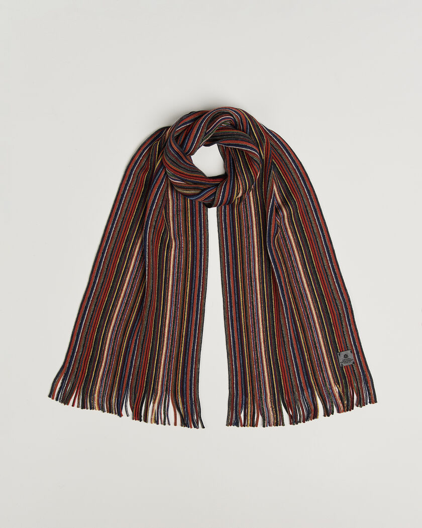 Amanda Christensen Wool Striped Scarf Multi – Monivärinen