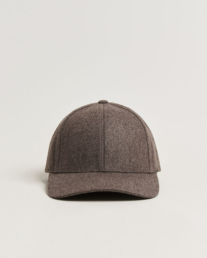 Varsity Headwear Merino Wool Baseball Cap Taupe Brown – Ruskea