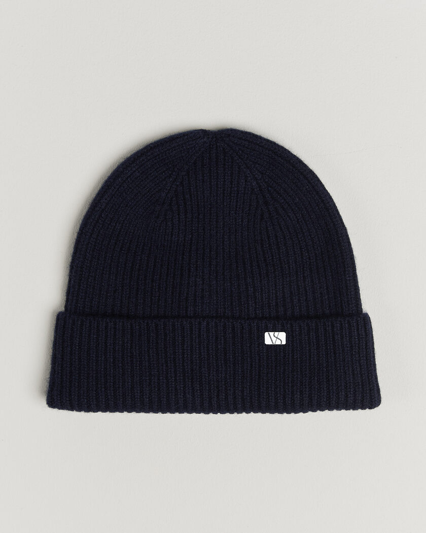 Varsity Headwear Wool/Cashmere Beanie Dusk Navy – Sininen