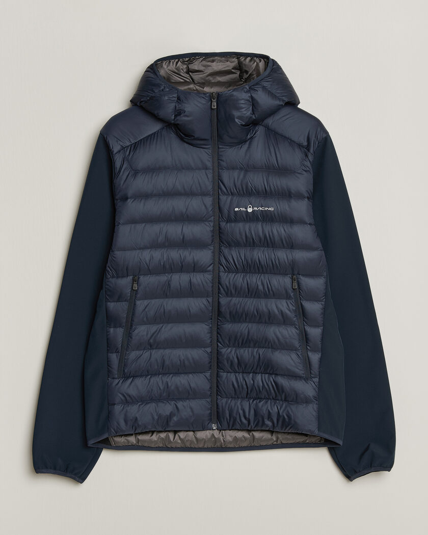 Sail Racing Spray Down Hooded Hybrid Jacket Dark Navy – Sininen