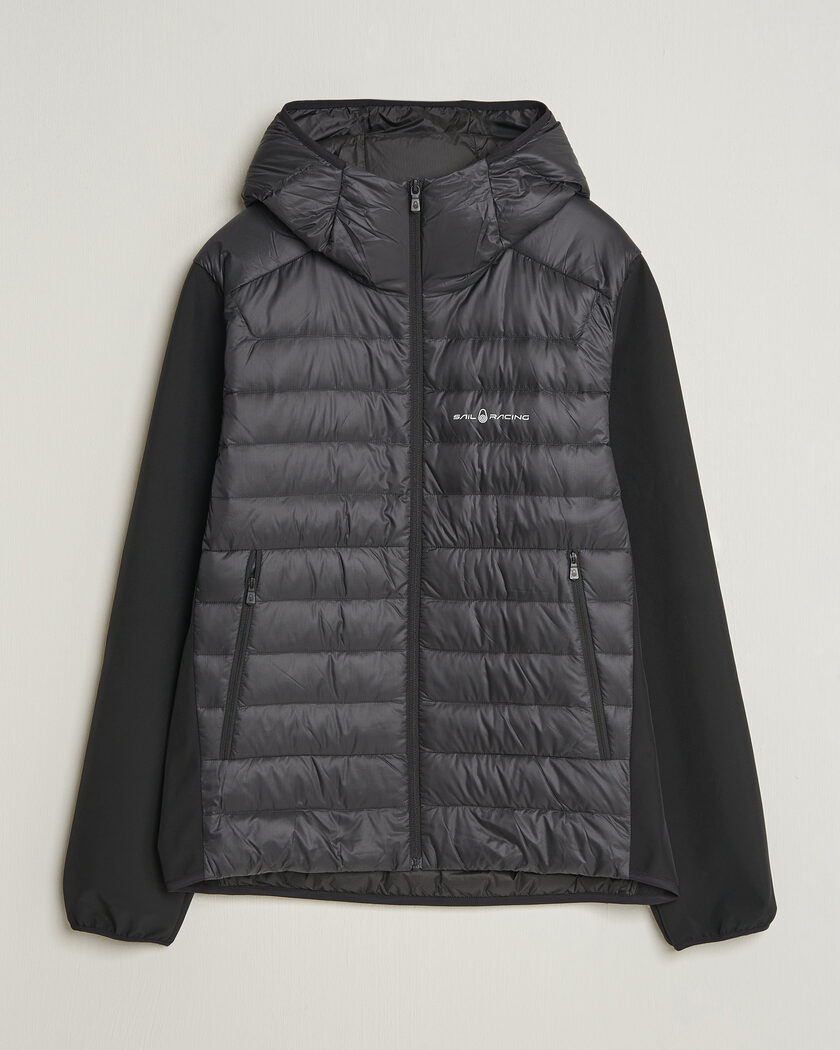  Sail Racing Spray Down Hooded Hybrid Jacket Carbon – Musta