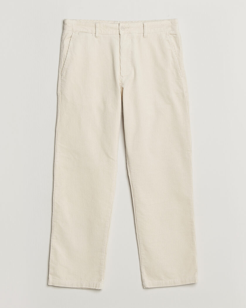 NN07 Aden Regular Fit Corduroy Chinos Ivory – Valkoinen