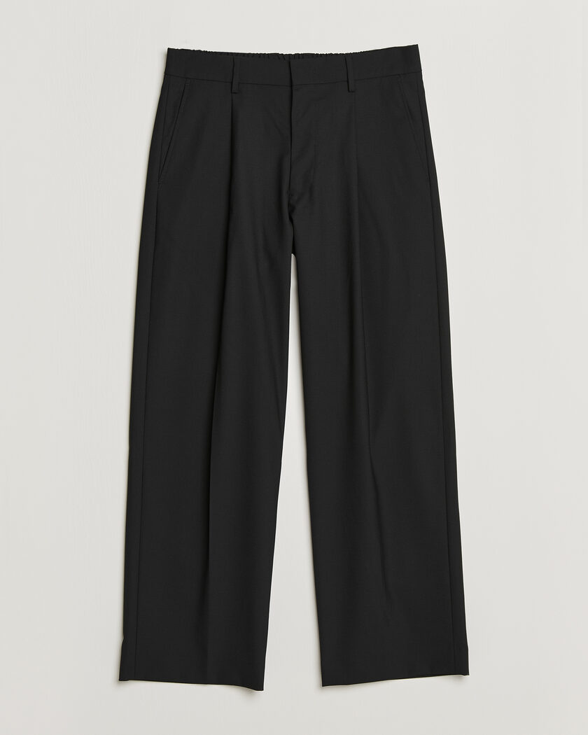 NN07 Kay Wool Trousers Black – Musta