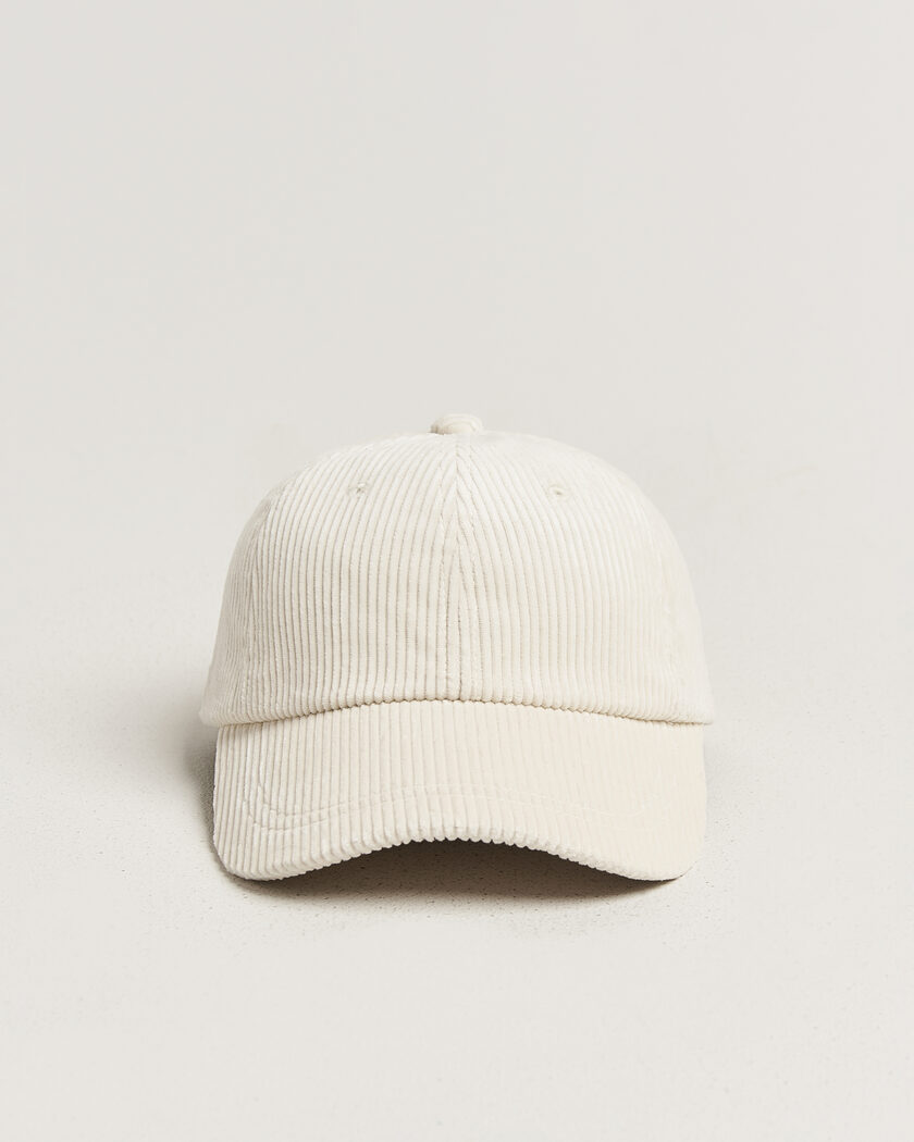 NN07 Corduroy Dad Cap Ivory – Valkoinen
