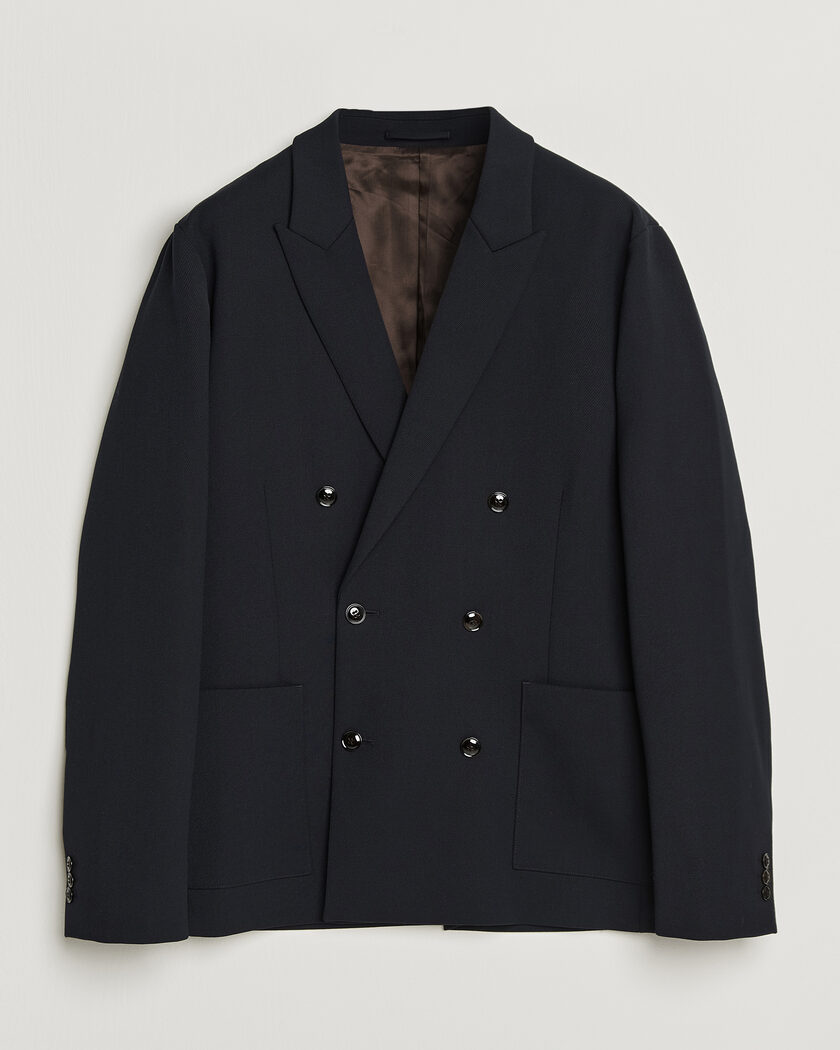 NN07 Jordin Wool Double Breasted Blazer Deep Navy – Sininen