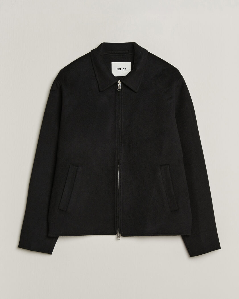 NN07 Arlo Wool Jacket Black – Musta
