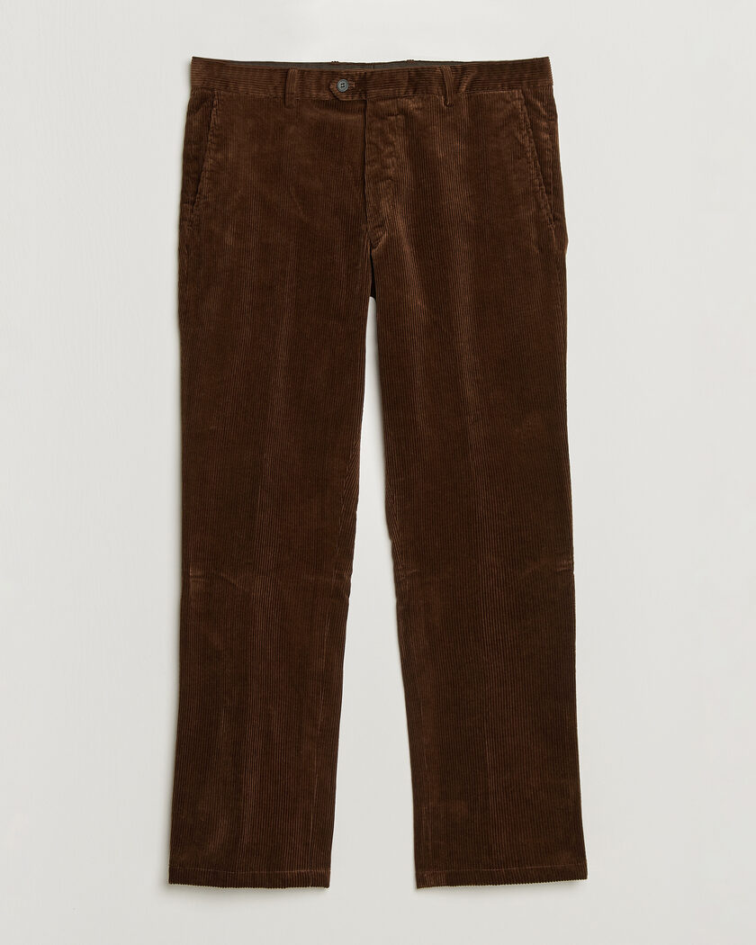 Oscar Jacobson Dandy Corduroy Trousers Brown – Ruskea
