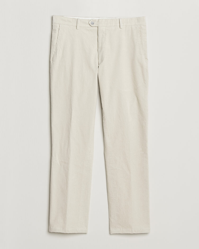 Oscar Jacobson Dandy Corduroy Trousers White – Valkoinen