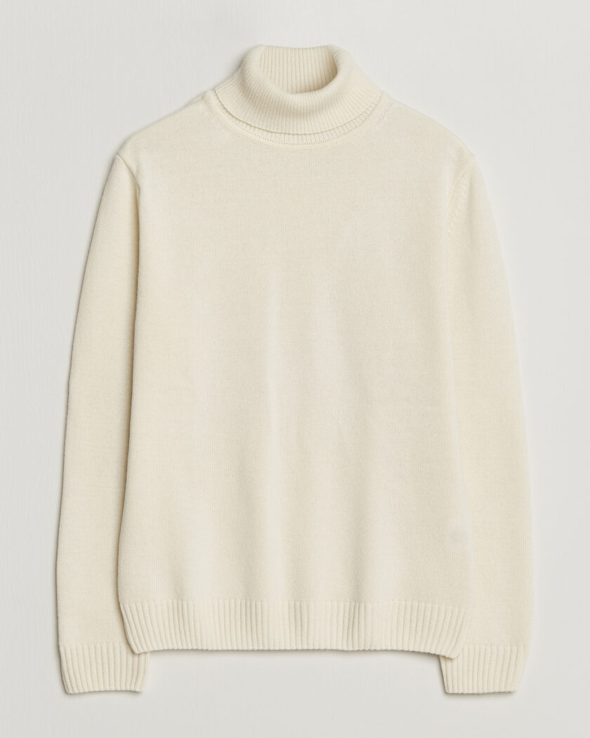 Stenströms Brushed Merino Rollneck Off White – Valkoinen