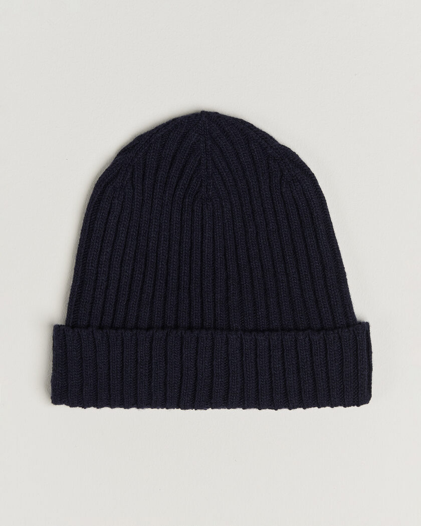 Stenströms Brushed Merino Beanie Navy – Sininen