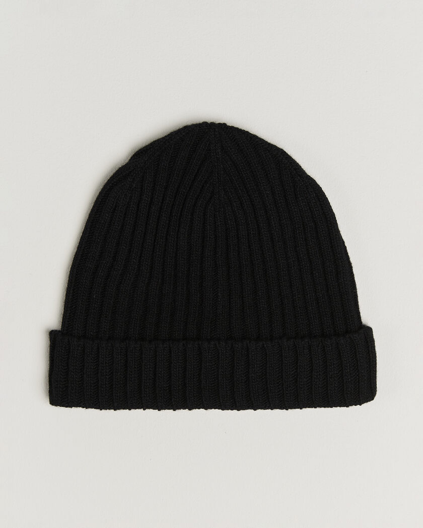 Stenströms Brushed Merino Beanie Black – Musta
