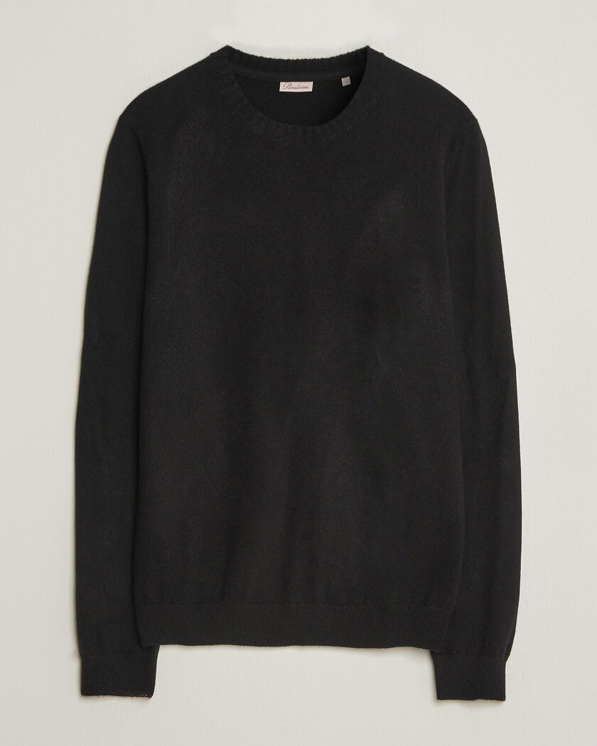 Stenströms Cashmere Crewneck Black – Musta