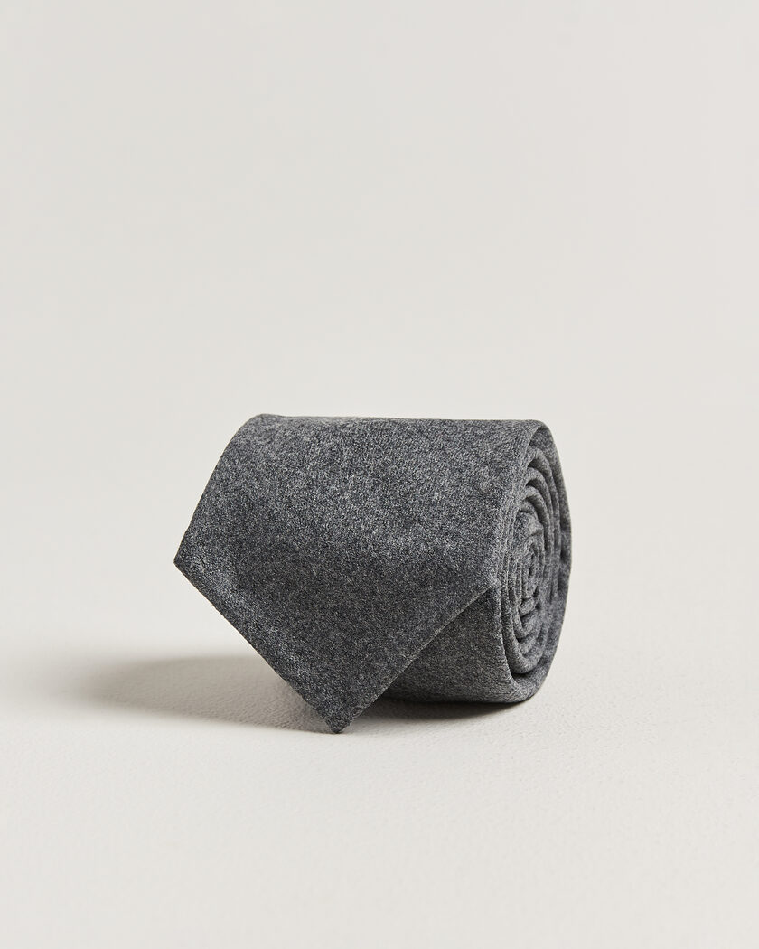 Stenströms Wool Tie 7,5cm Grey – Harmaa