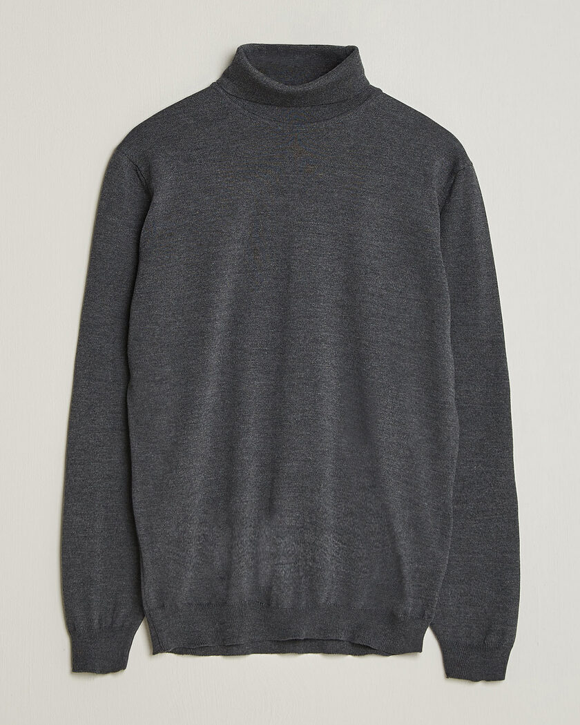 Stenströms Merino Rollneck Dark Grey – Harmaa