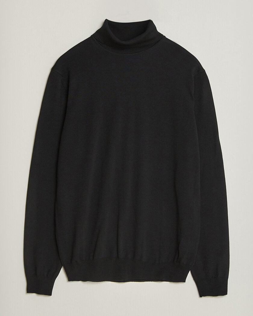 Stenströms Merino Rollneck Black – Musta