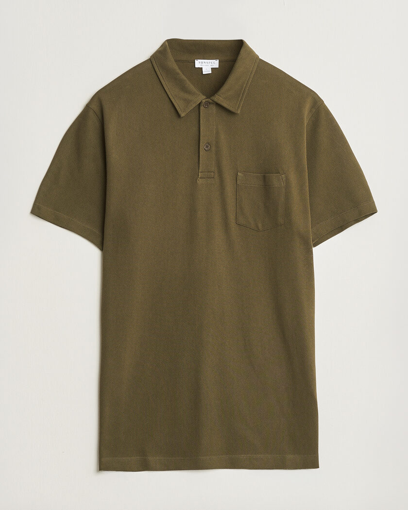 Sunspel Riviera Polo Shirt Loden Green – Vihreä