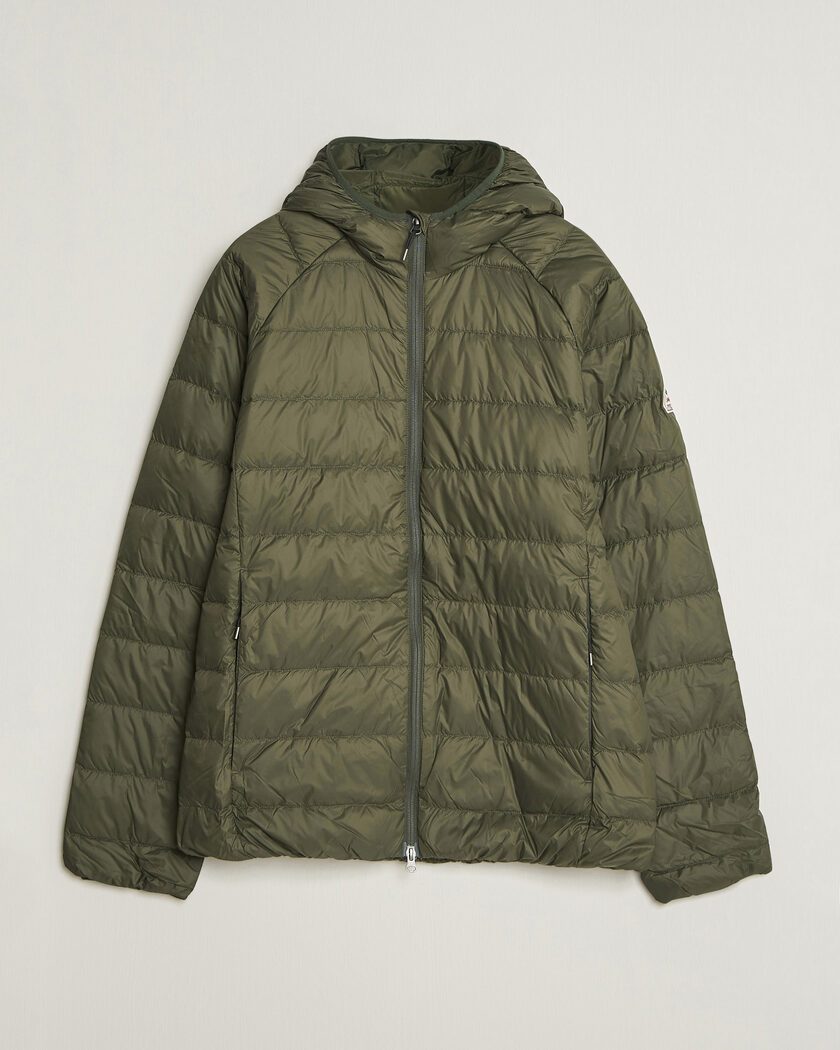 Pyrenex Guzet Hooded Down Jacket Deep Khaki – Vihreä