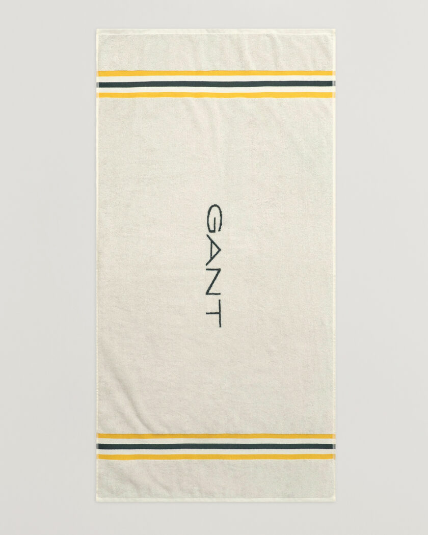 Gant Tournament Towel Cream – Valkoinen