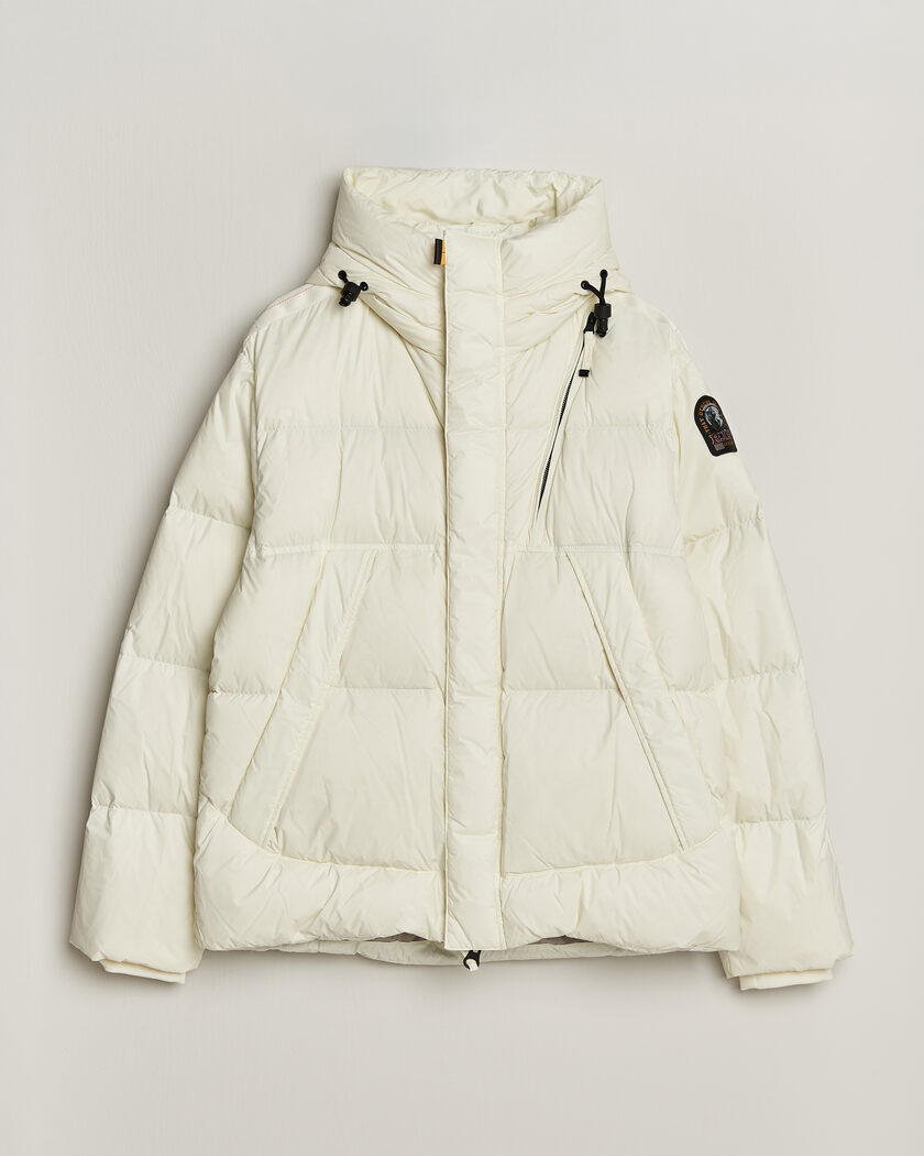 Parajumpers Cloud Ripstop Polar Puffer Jacket Warm Ivory – Valkoinen