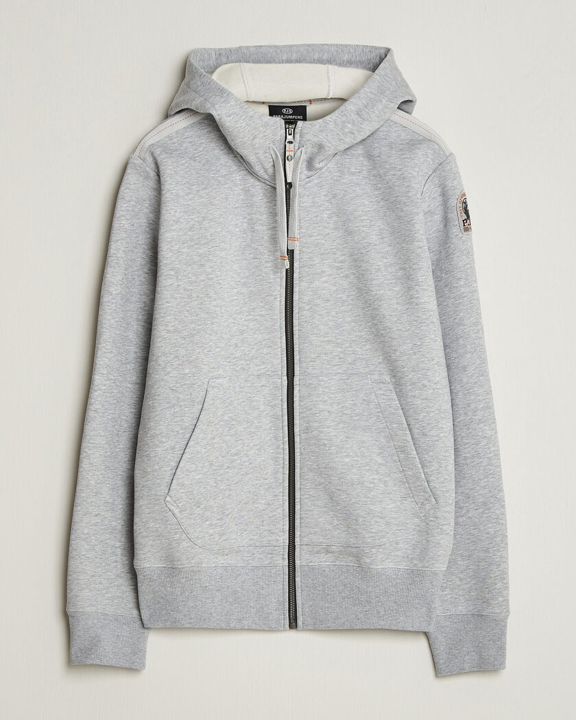 Parajumpers Charlie Super Easy Full Zip Ash Grey Melange – Harmaa