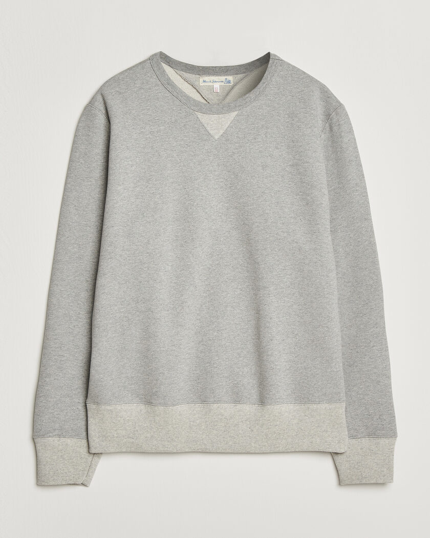 Merz b. Schwanen Vintage Machine Sweatshirt Grey Melange – Harmaa