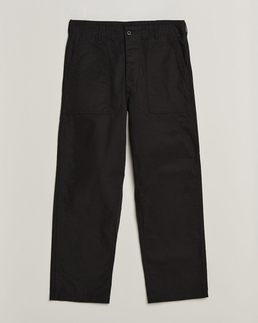orSlow Regular Fit Original Sateen Fatigue Pants Black – Musta