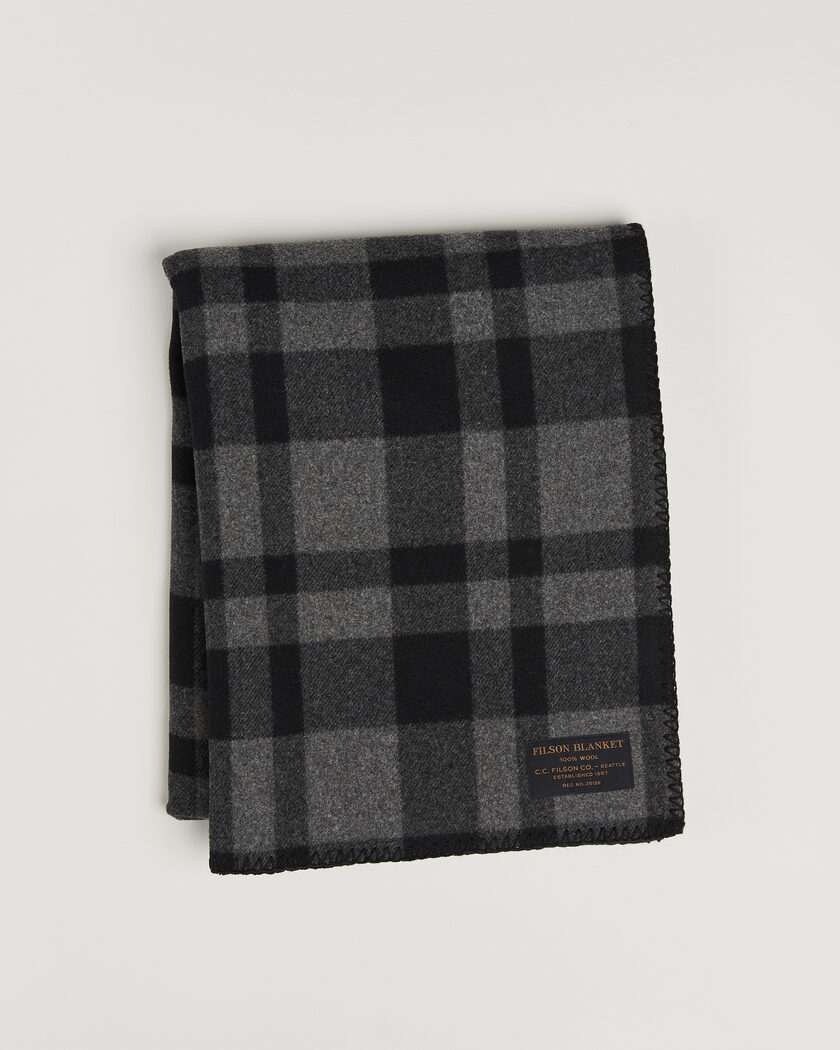 Filson Mackinaw Wool Blanket Charcoal – Harmaa