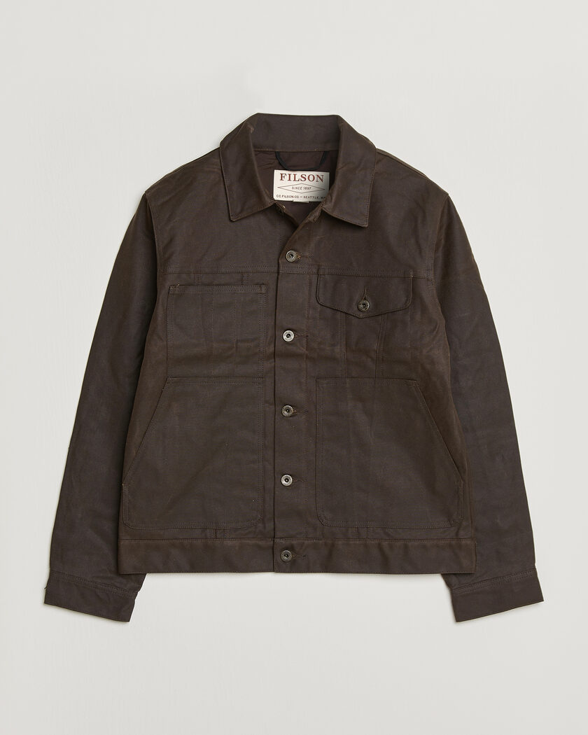 Filson Short Lined Tin Cloth Cruiser Dark Brown – Ruskea