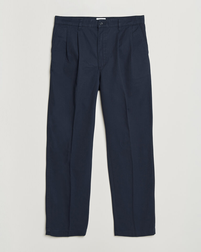 Dockers Original Pleated Chino Loose Navy – Sininen