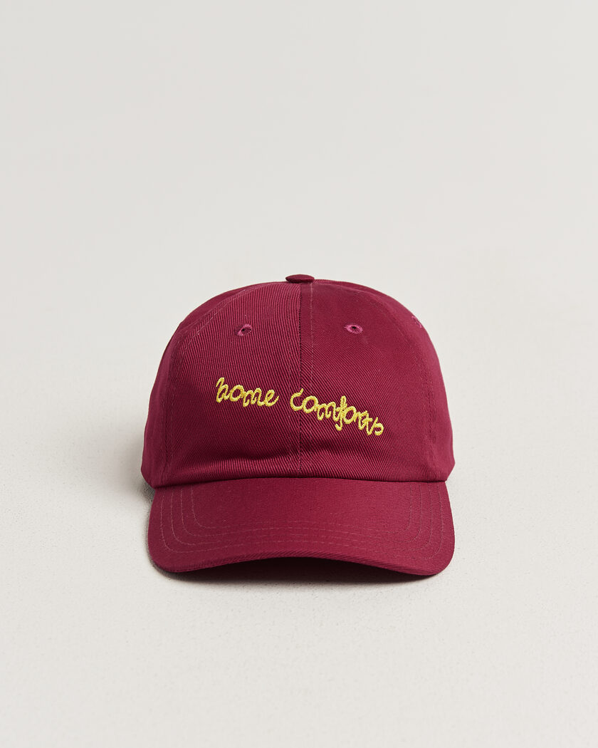 Drake's Home Comforts Twill Baseball Cap Red – Punainen