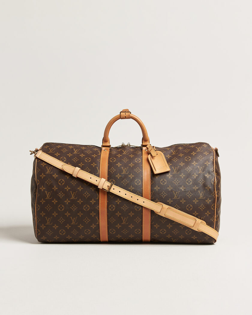 Louis Vuitton Pre-Owned Keepall Bandouliére 55 Monogram – Ruskea