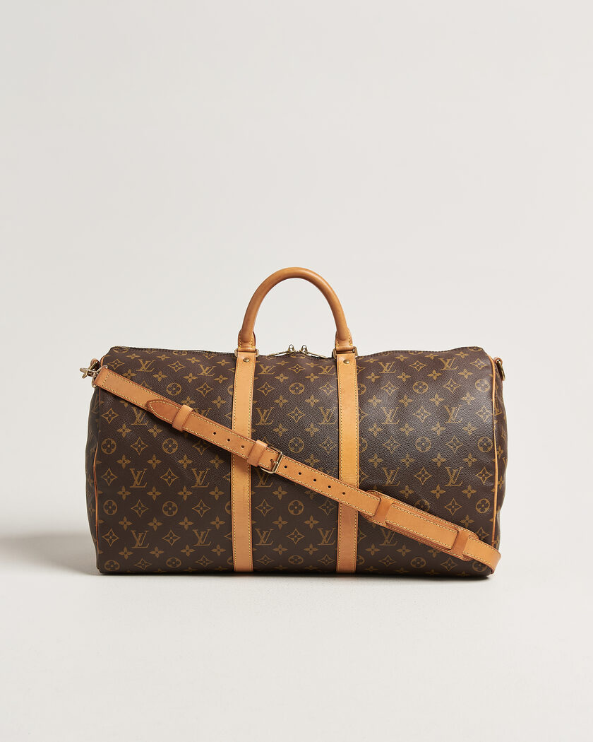 Louis Vuitton Pre-Owned Keepall 50 Bandoulière Monogram – Ruskea