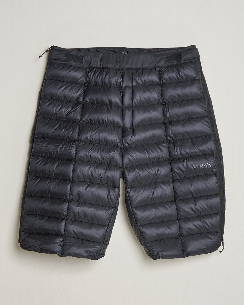 Rab Mythic Down Shorts Black – Musta