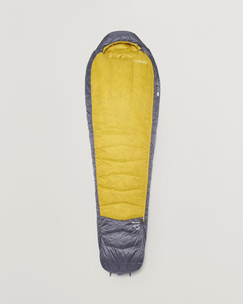Rab Neutrino -6C Sleeping Bag Regular Graphene/Dark Pollen – Monivärinen