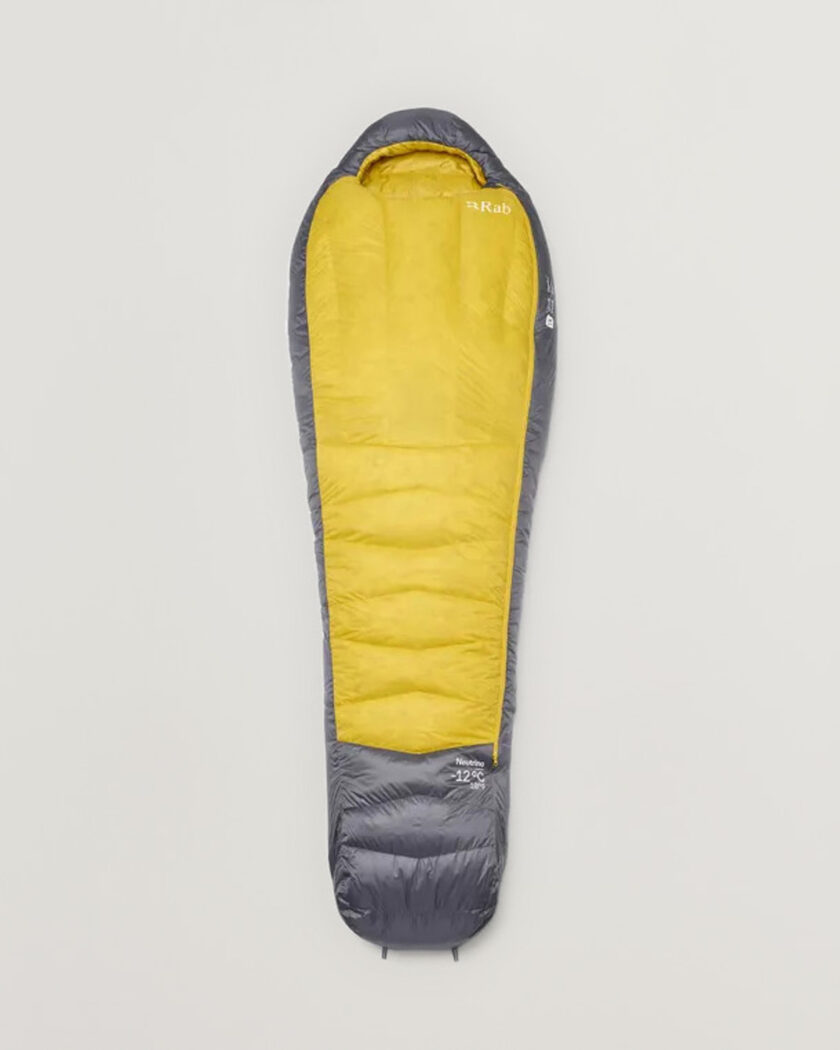 Rab Neutrino -12C Sleeping Bag Regular Graphene/Dark Pollen – Monivärinen