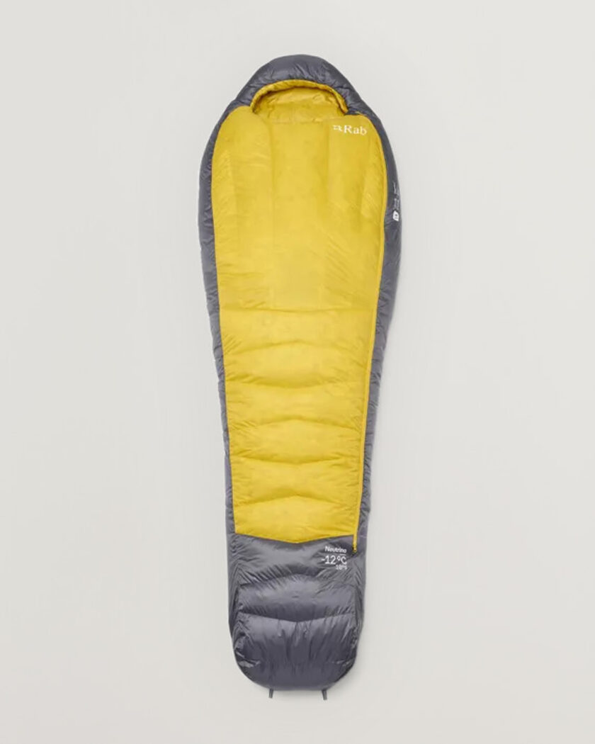 Rab Neutrino -12C Sleeping Bag Long Graphene/Dark Pollen – Monivärinen