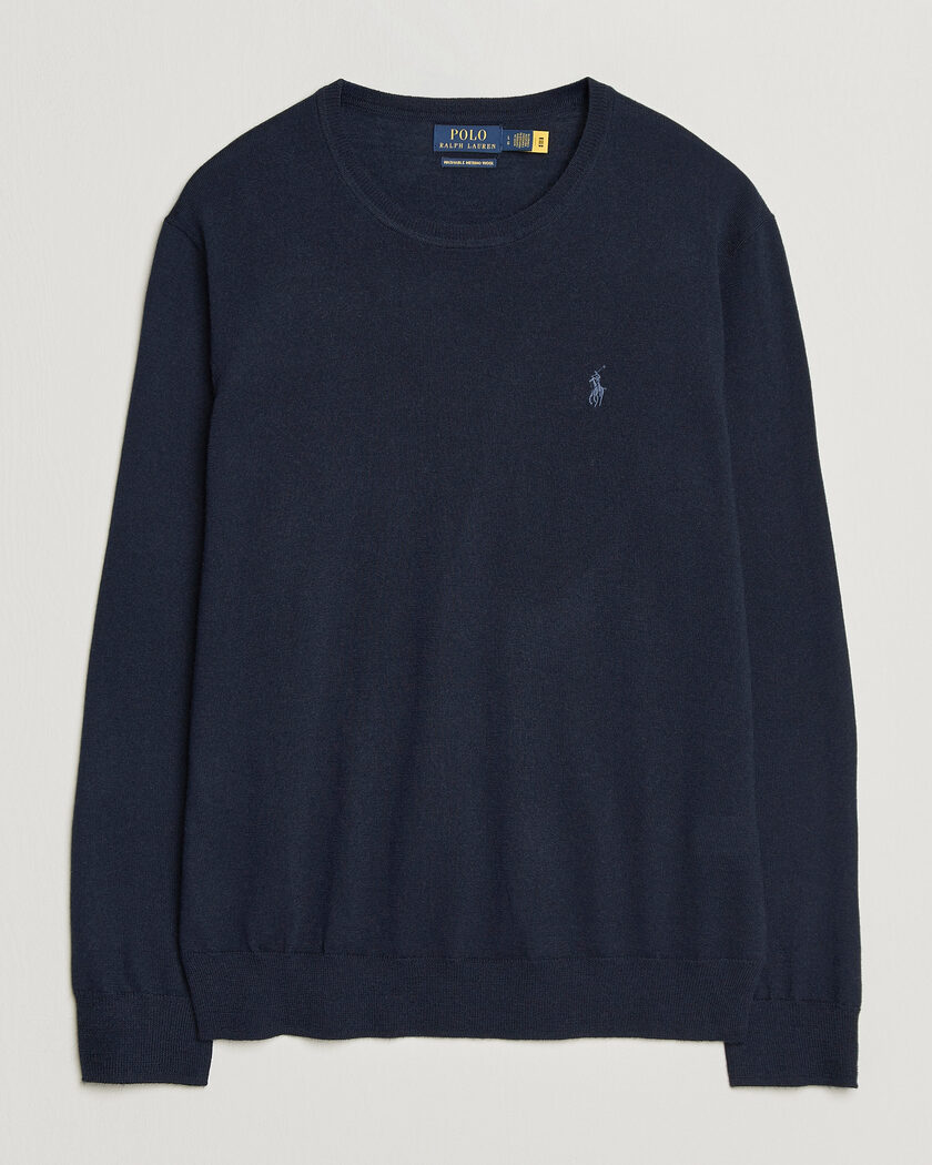 Polo Ralph Lauren Long Sleeve Pullover Hunter Navy – Sininen