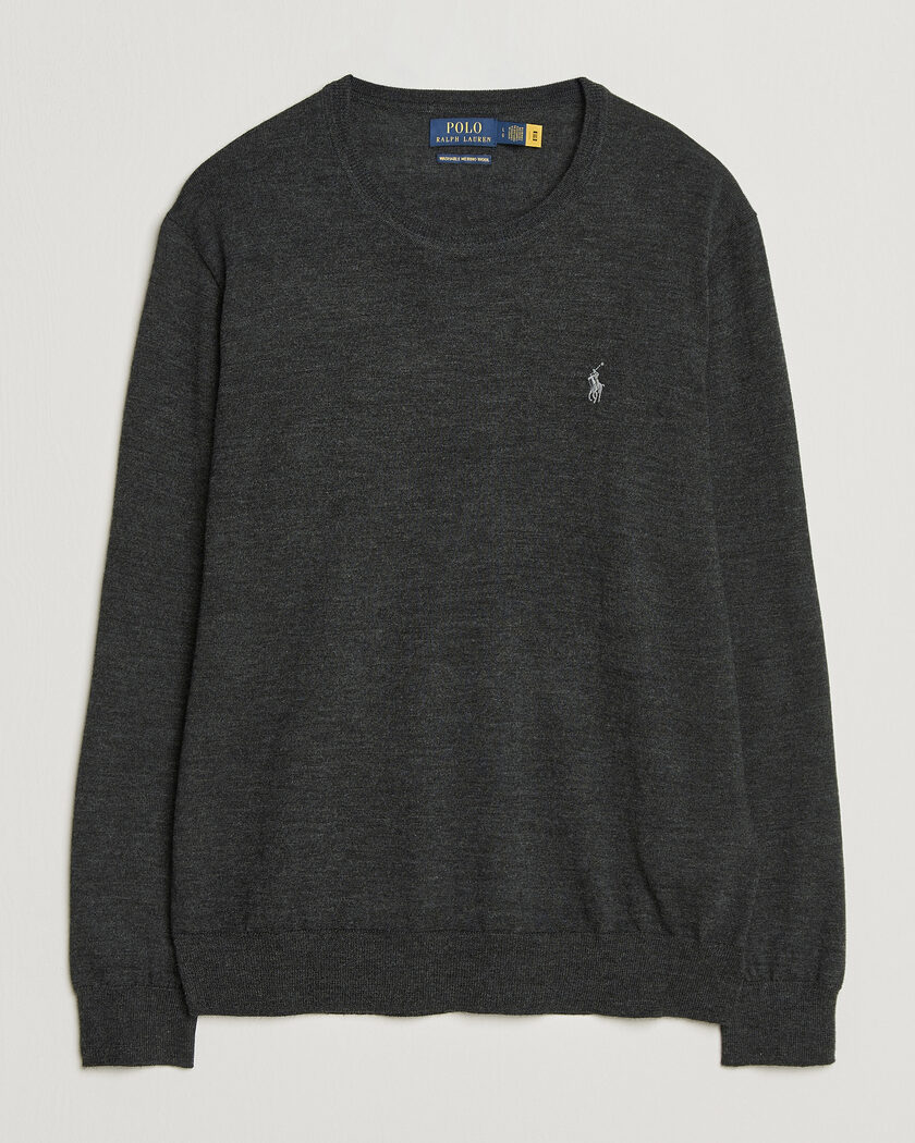  Polo Ralph Lauren Long Sleeve Pullover Dark Granite – Harmaa