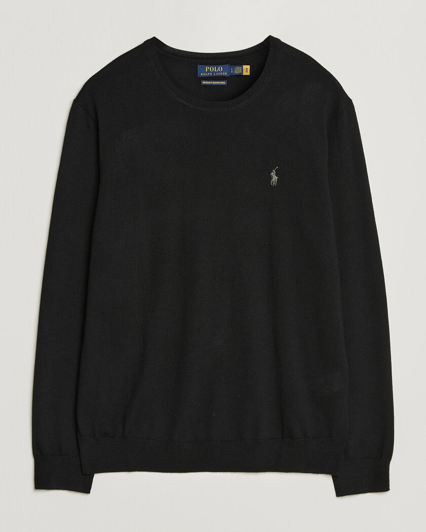 Polo Ralph Lauren Long Sleeve Pullover Polo Black – Musta