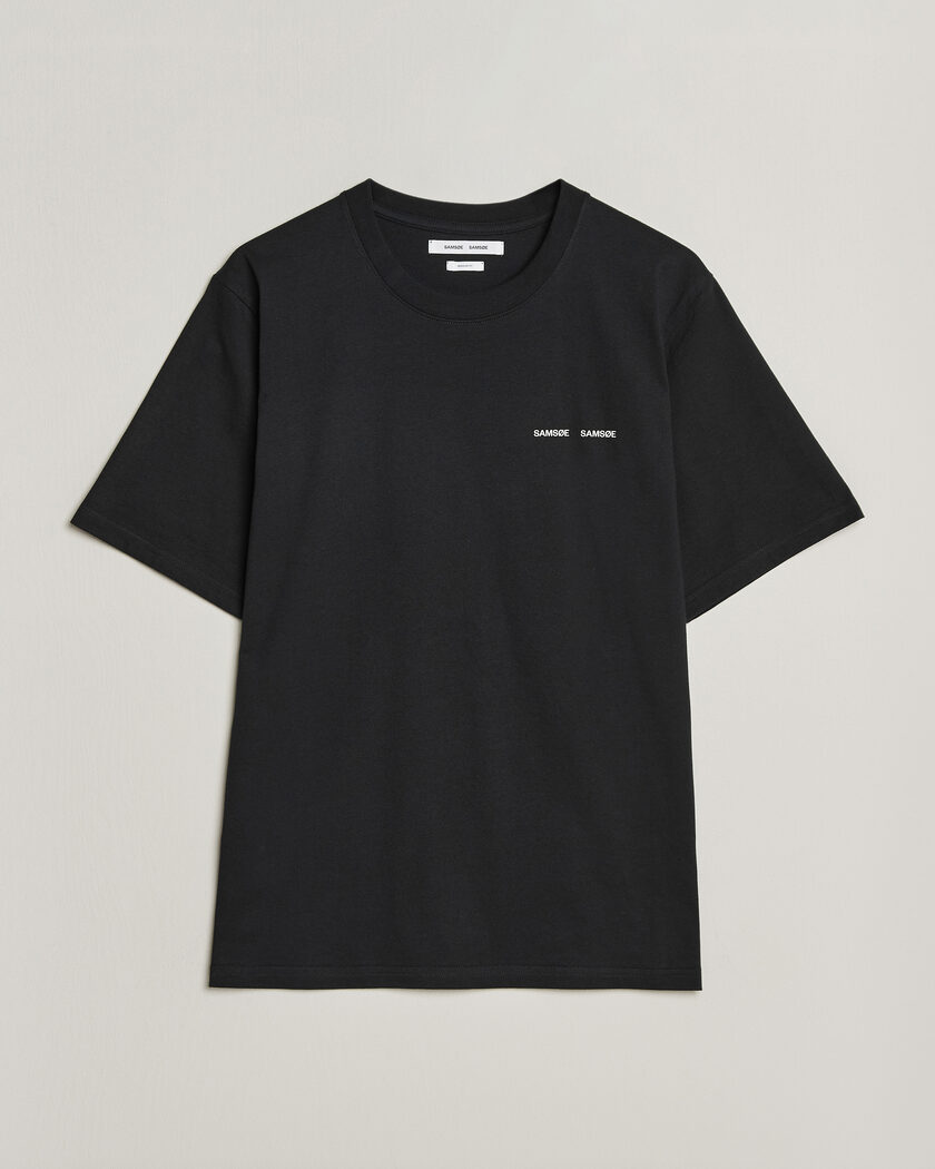 Samsøe Samsøe Thomas Cotton T-Shirt Black – Musta