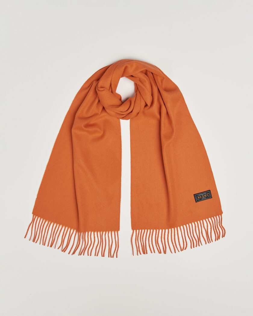 BEAMS PLUS Cashmere Scarf Orange – Oranssi