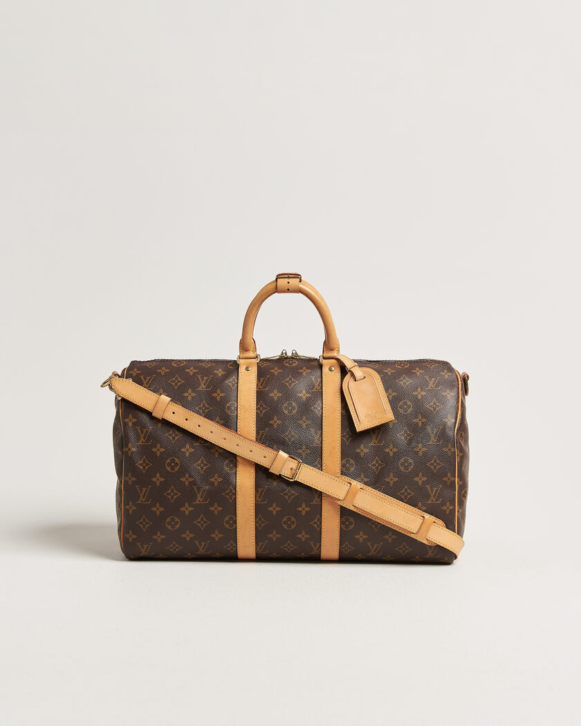Louis Vuitton Pre-Owned Keepall Bandouliére 45 Monogram – Ruskea