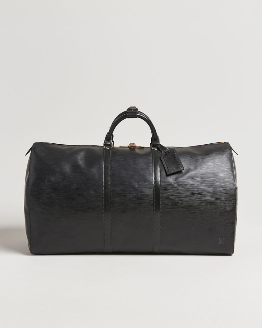 Louis Vuitton Pre-Owned Keepall 60 Epi Leather Black – Musta