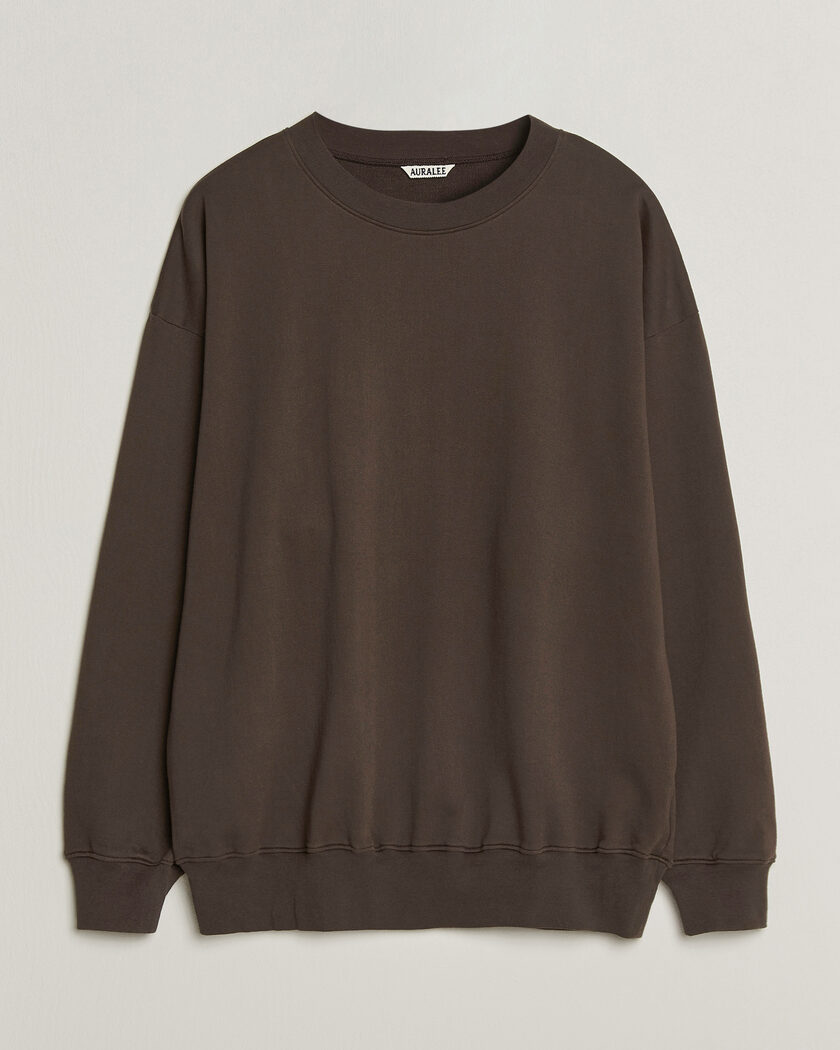Auralee Super High Gauge Sweat Pullover Dark Brown – Ruskea