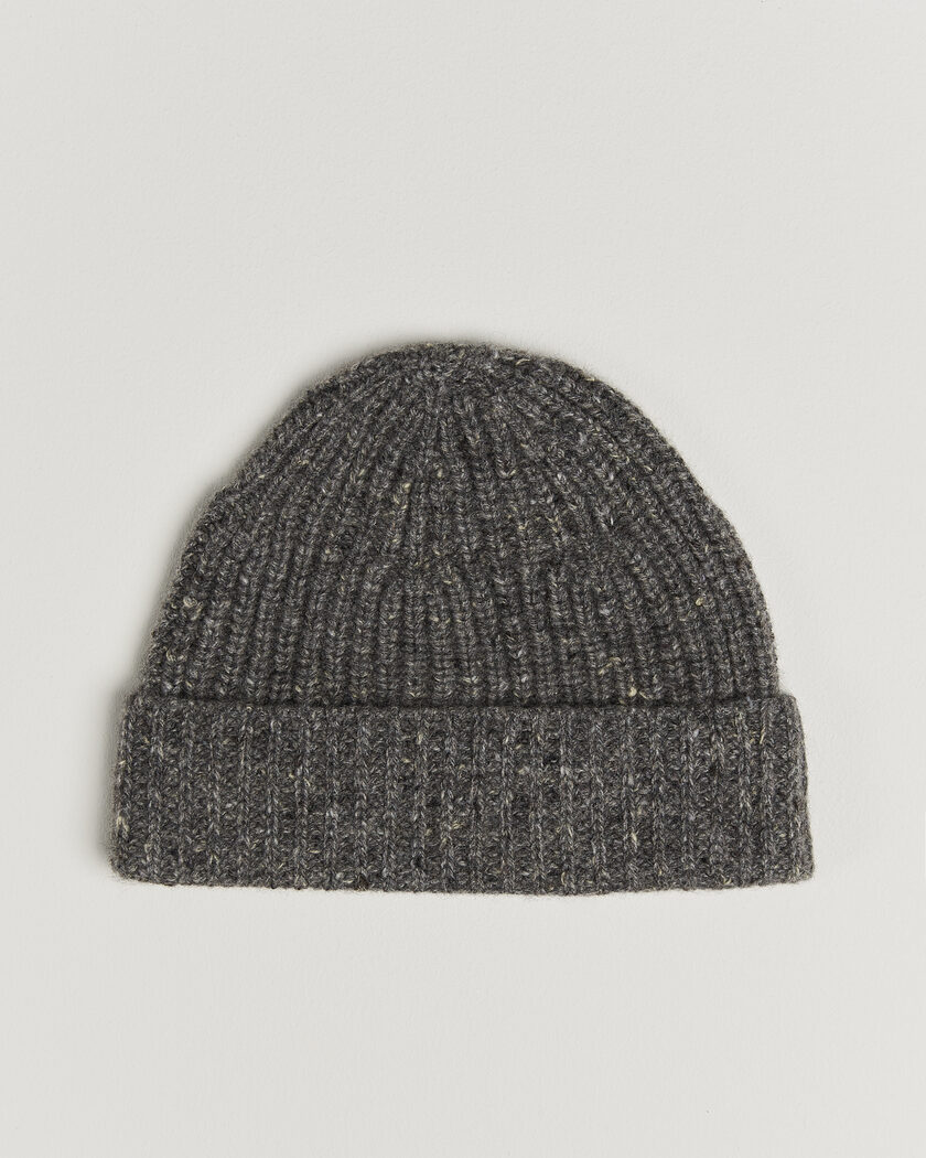  Auralee Cashmere Nep Knit Cap Mix Gray – Harmaa